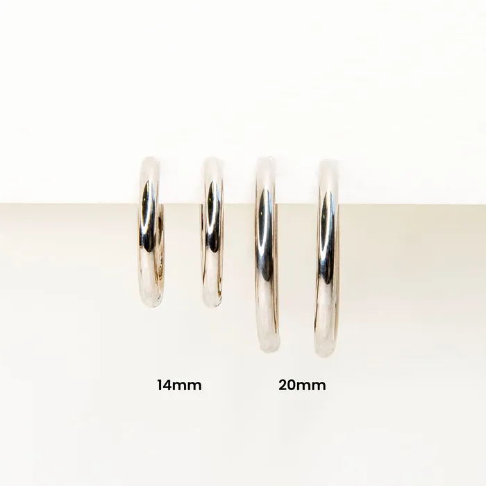 Grayling Earrings Essential Locking Sleeper Huggies or Hoops Earring Set