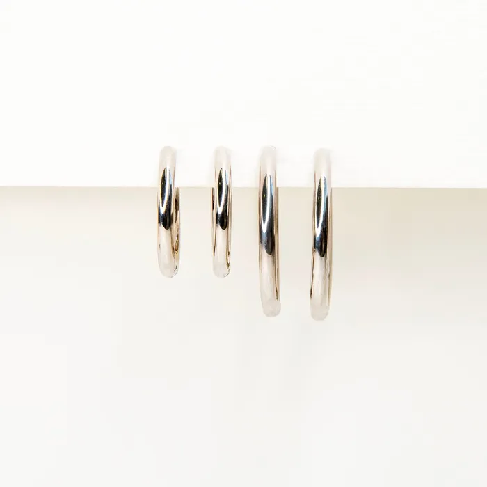 Grayling Earrings Essential Locking Sleeper Huggies or Hoops Earring Set