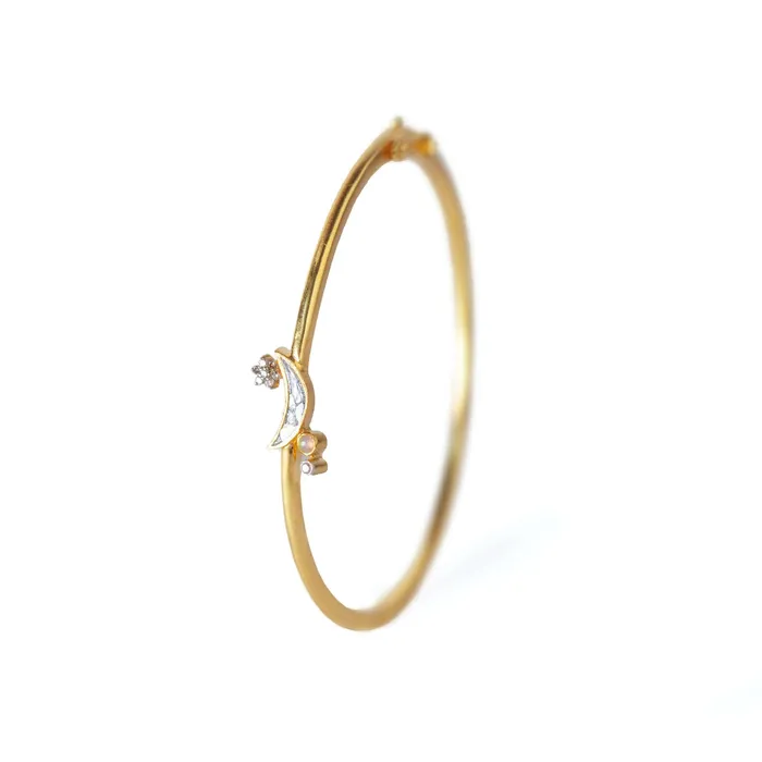 Kolar Gold Vermeil Bangle Bracelet Shana Gulati Jewelry Bracelets