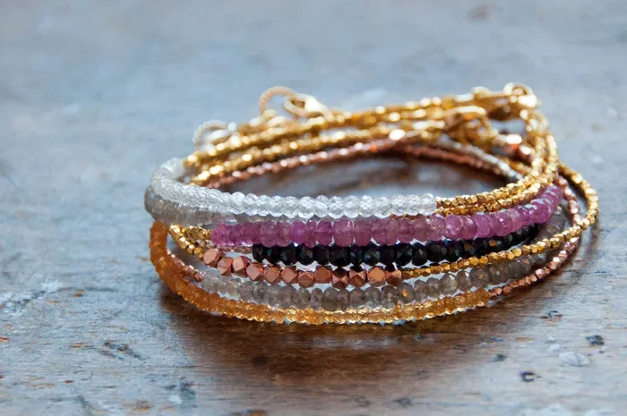 Labradorite Tennis Bracelet Vivien Frank Bracelets
