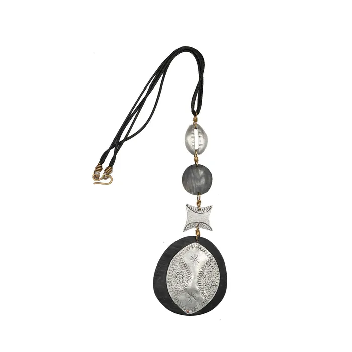 Mwassus Jewelry Necklaces African Silver Pendant