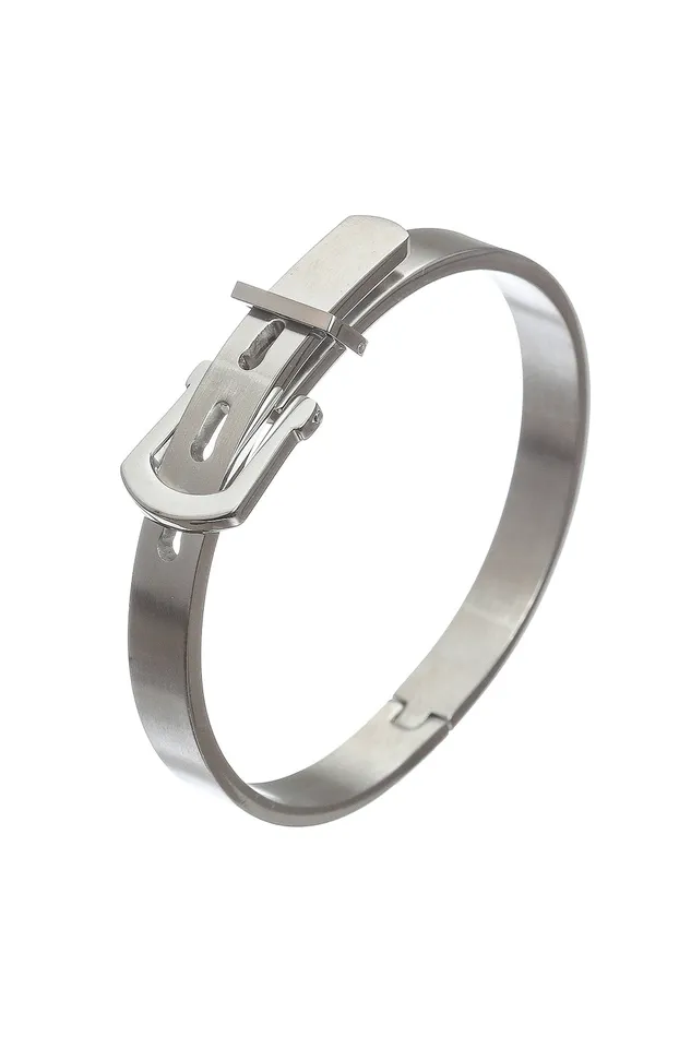 Nicky Titanium Cuff Bracelet Eye Candy LA Bracelets
