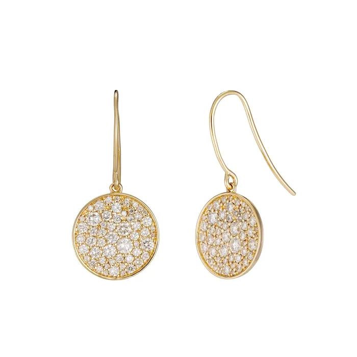 Pav Diamond Dangle Earrings Valerie Madison Fine Jewelry Earrings