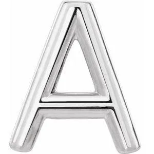 Personalized Initial Wear Everyday Stud Earring Solid Sterling Silver AZ 302 Fine Jewelry Earrings Personalized Initial Wear Everyday Stud Earring Solid Sterling Silver AZ 302 Fine Jewelry Earrings