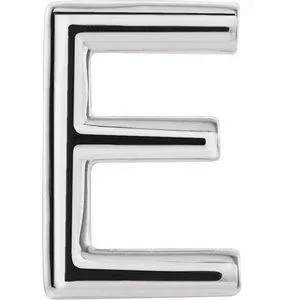 Personalized Initial Wear Everyday Stud Earring Solid Sterling Silver AZ 302 Fine Jewelry Earrings