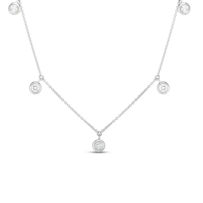 ROBERTO COIN Necklaces Diamond Station Necklace