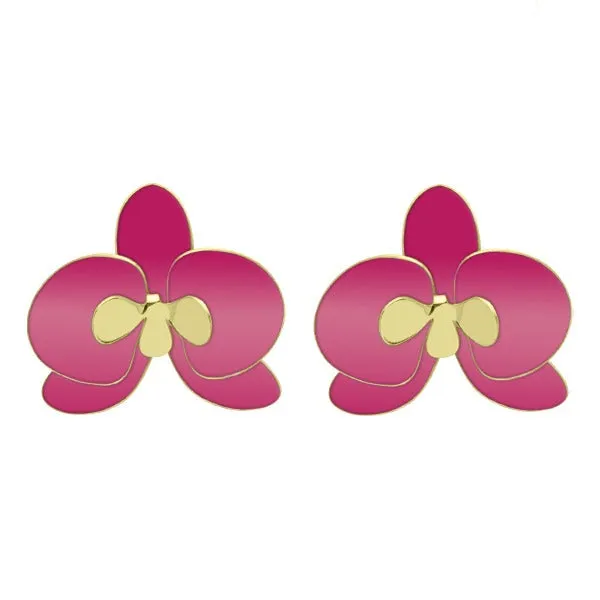 SHEILA FAJL Earrings Orchid Stud Earrings
