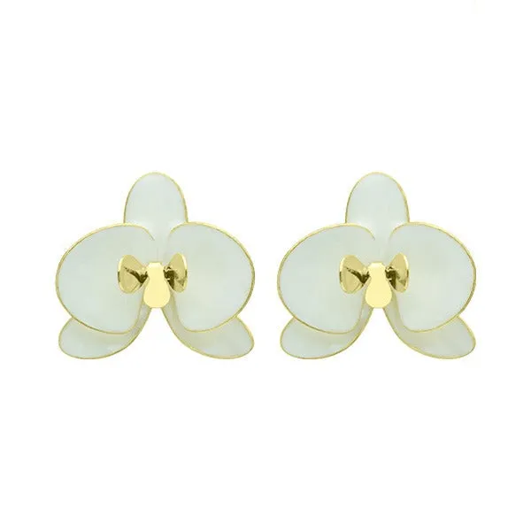 SHEILA FAJL Earrings Orchid Stud Earrings