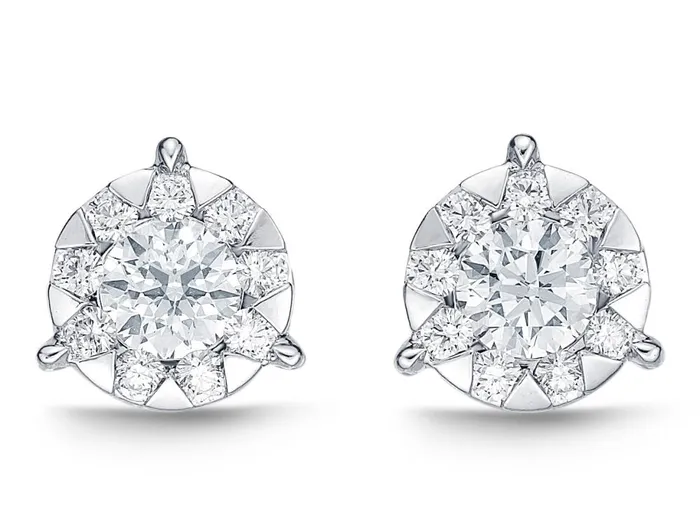 Smith Bevill Jewelers Earrings 18kw Fresia Diamond Stud Earrings 033ctw