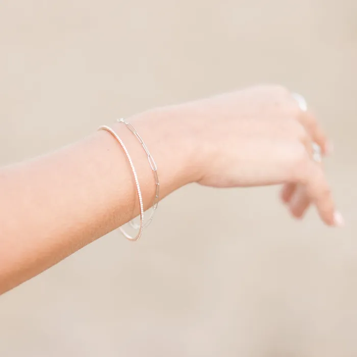 Storyteller by Vintage Magnality Bracelets Stunning Stackable 1 2 3 CTW Natural or LabDiamond Bangle 8 Bracelet Solid 14K White Rose Yellow Gold