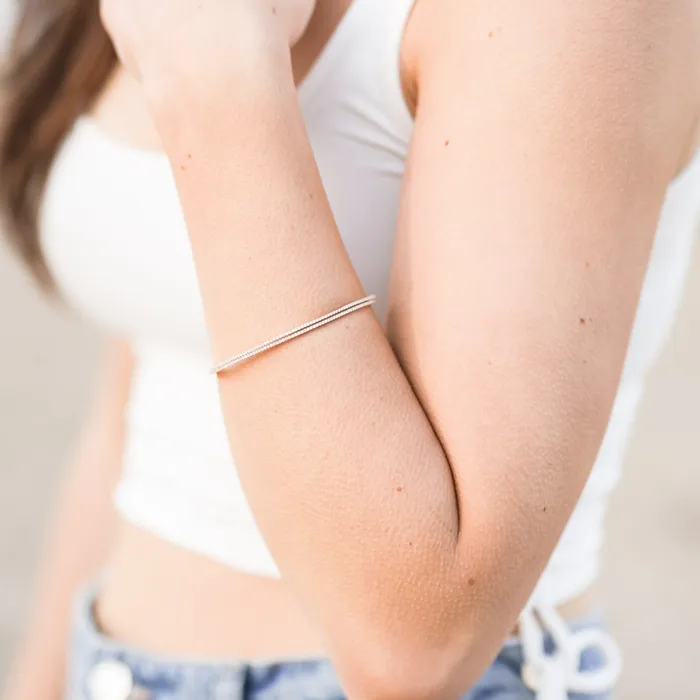 Storyteller by Vintage Magnality Bracelets Stunning Stackable 1 2 3 CTW Natural or LabDiamond Bangle 8 Bracelet Solid 14K White Rose Yellow Gold