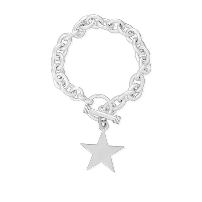 Teeda B005 Large Oval Link Charm Bracelet Bracelets