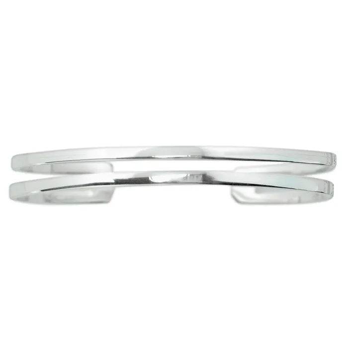 Teeda Bracelets BB1390 2 Strand Straight Cuff Bracelet