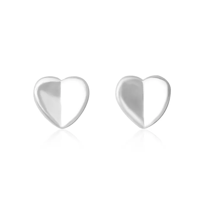Teeda Earrings E7002 Heart Stud Earrings