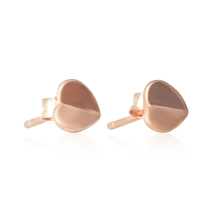 Teeda Earrings E7002 Heart Stud Earrings