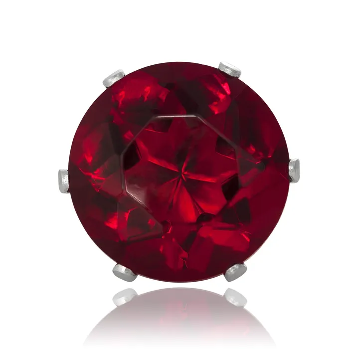 Teeda Earrings EZ2000 Round CZ Stud Earrings 2mm
