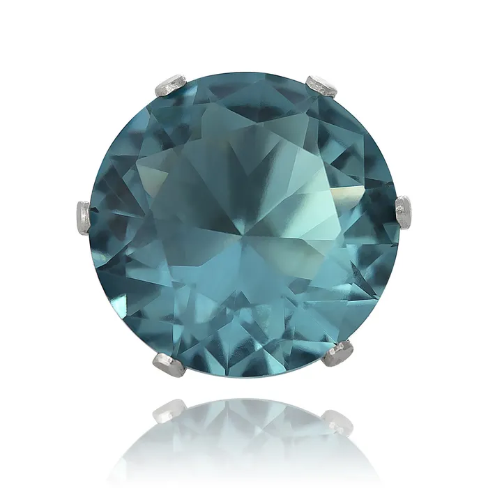 Teeda Earrings EZ2000 Round CZ Stud Earrings 2mm