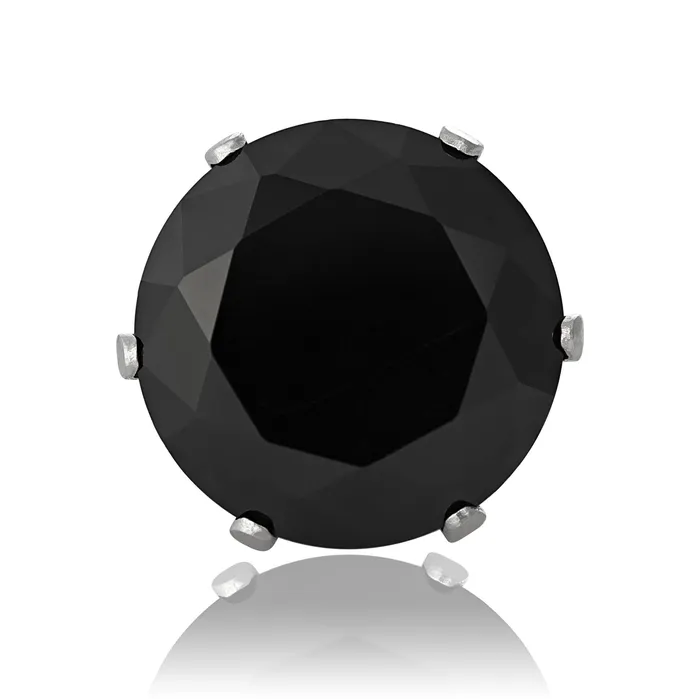 Teeda Earrings EZ2000 Round CZ Stud Earrings 2mm