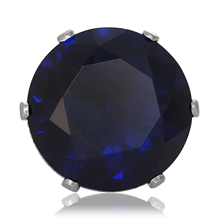 Teeda Earrings EZ2000 Round CZ Stud Earrings 2mm