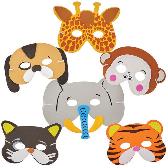 Animal Foam Masks  |  Pocket Money Toys Pocket Money Toys Pocket Money Toys