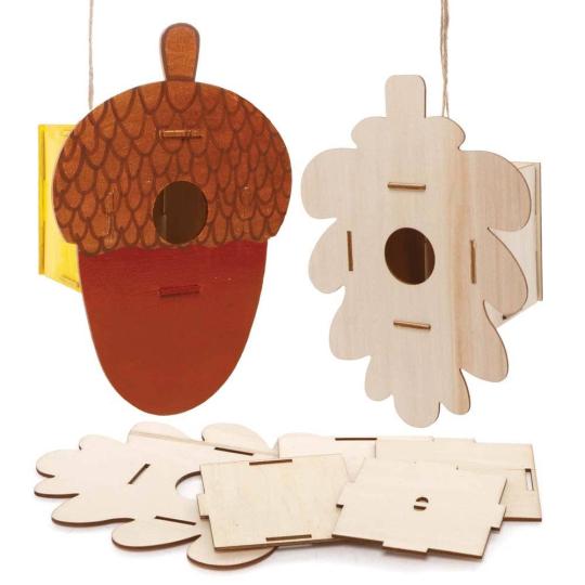 Autumn Wooden Bird House Kits  |  Dress Up Dress Up Dress Up