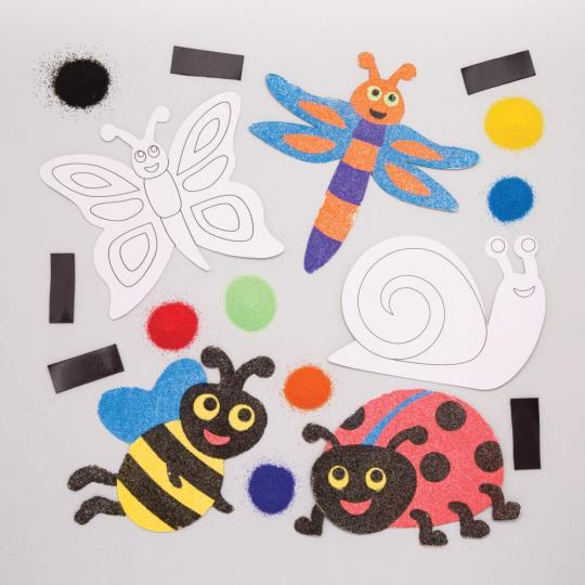 Bug Sand Art Magnets  |  Dress Up Dress Up Dress Up