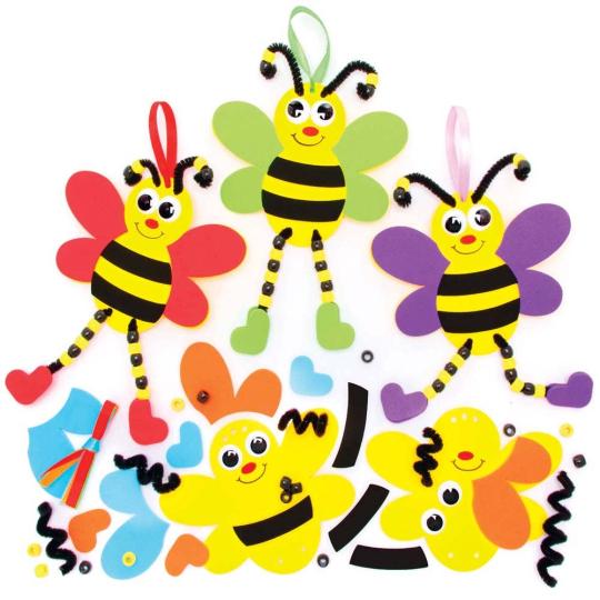 Bumble Bee Dangly Legs Decoration Kits  |  Dress Up Dress Up Dress Up