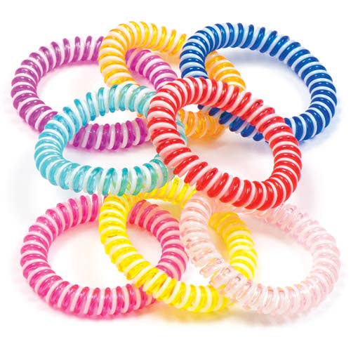 Candy Stripe Spiral Bracelets  |  Pocket Money Toys Pocket Money Toys Pocket Money Toys