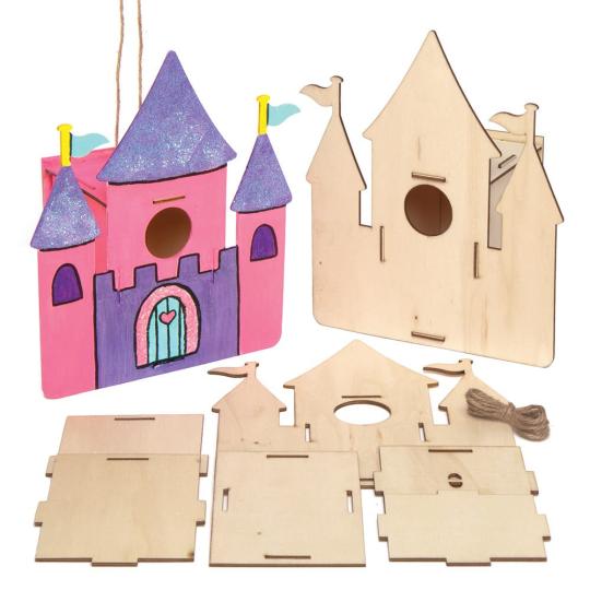 Castle Wooden Birdhouse Kits  |  Dress Up Dress Up Dress Up