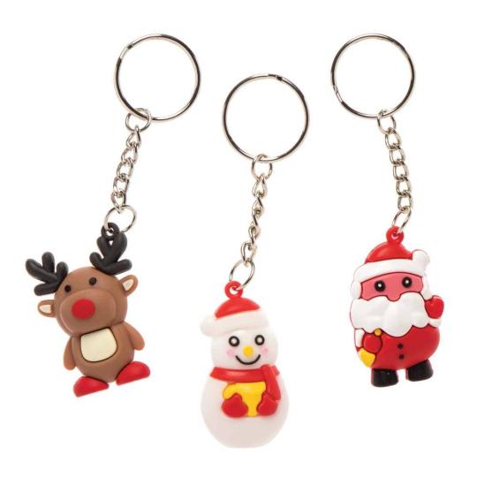 Christmas Character Keyrings  |  Pocket Money Toys Pocket Money Toys Pocket Money Toys