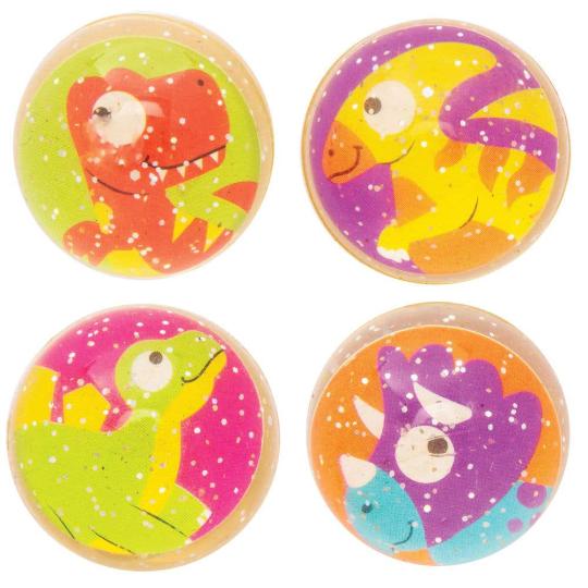 Dinosaur Glitter Bouncy Balls  |  Pocket Money Toys Pocket Money Toys Pocket Money Toys