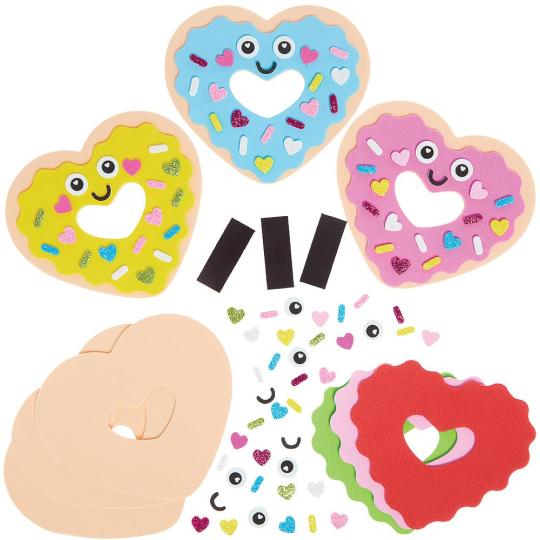 Doughnut Heart Magnet Kits  |  Dress Up Dress Up Dress Up