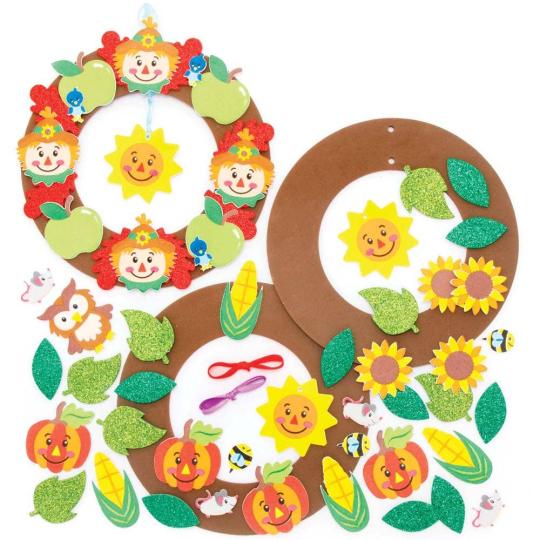 Harvest Festival Wreath Kits  |  Dress Up Dress Up Dress Up