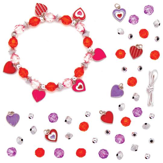 Heart Charm Bracelet Kits  |  Dress Up Dress Up Dress Up