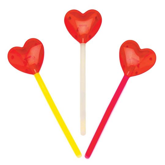 Heart Glow Stick Magic Wands  |  Pocket Money Toys Pocket Money Toys Pocket Money Toys