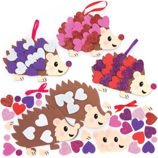 Heart Hedgehog Foam Decoration Kits  |  Dress Up Dress Up Dress Up