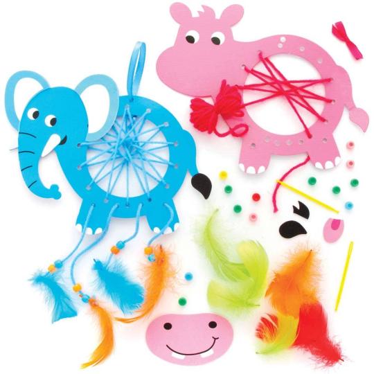 Jungle Animal Dreamcatcher Kits  |  Dress Up Dress Up Dress Up