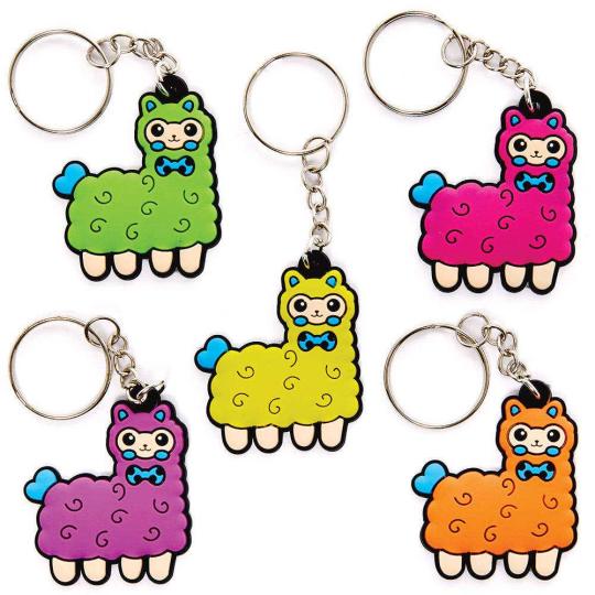 Llama Keyrings  |  Pocket Money Toys Pocket Money Toys Pocket Money Toys