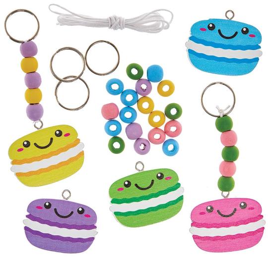 Macaron Keyring & Bag Dangler Kits  |  Dress Up Dress Up Dress Up