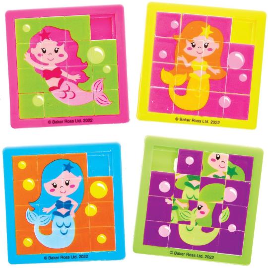 Mermaid Sliding Puzzles  |  Pocket Money Toys Pocket Money Toys Pocket Money Toys