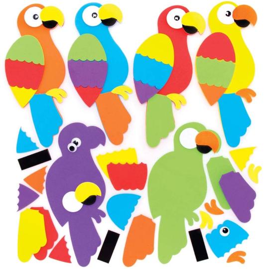 Parrot Mix & Match Magnet Kits  |  Dress Up Dress Up Dress Up