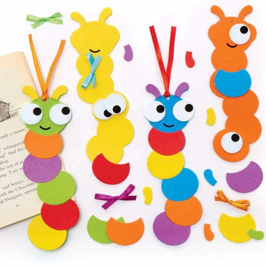 Rainbow Bookworm Mix & Match Bookmark Kits  |  Dress Up Dress Up Dress Up