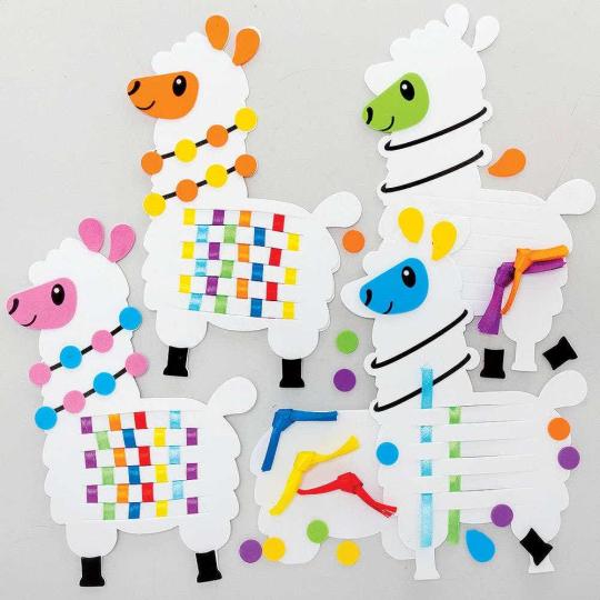 Rainbow Llamas Weaving Kits  |  Dress Up Dress Up Dress Up