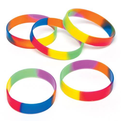 Rainbow Wrist Bands  |  Pocket Money Toys Pocket Money Toys Pocket Money Toys