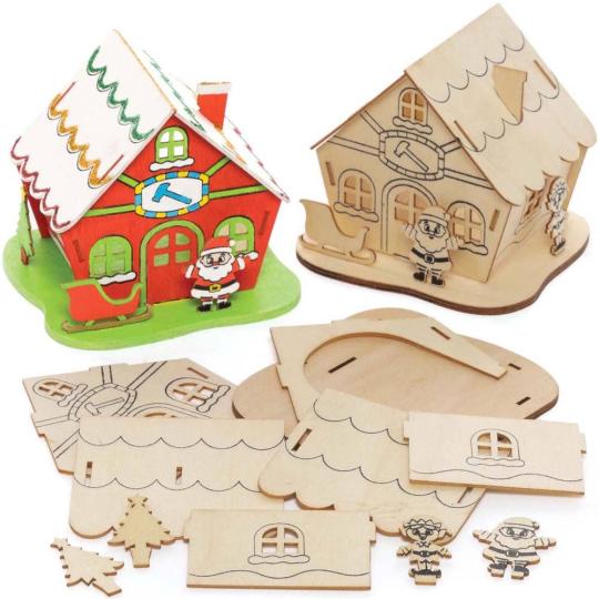 Santa'S Workshop Wooden Tealight Holder Kits  |  Dress Up Dress Up Dress Up