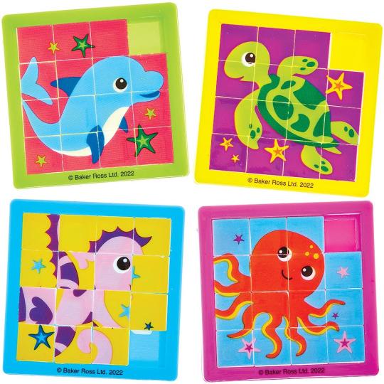 Sealife Buddies Sliding Puzzles  |  Pocket Money Toys Pocket Money Toys Pocket Money Toys