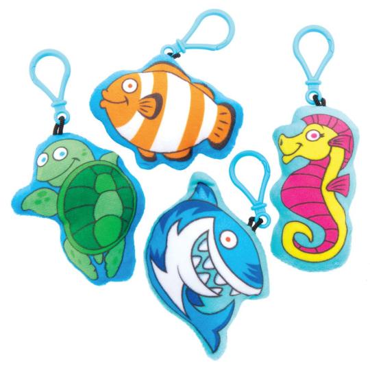 Sealife Plush Keyrings  |  Pocket Money Toys Pocket Money Toys Pocket Money Toys