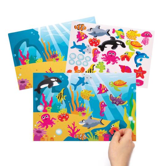 Sealife Sticker Scenes  |  Dress Up Dress Up Dress Up