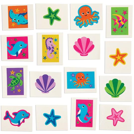 Sealife Tattoos  |  Pocket Money Toys Pocket Money Toys Pocket Money Toys