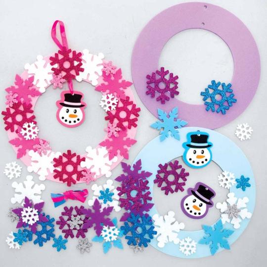 Snowflake Wreath Kits  |  Dress Up Dress Up Dress Up